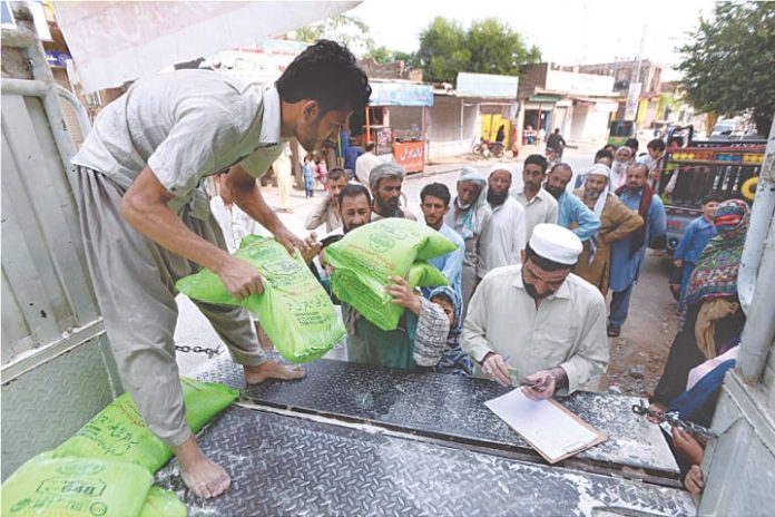 Pakistan faces flour crisis.