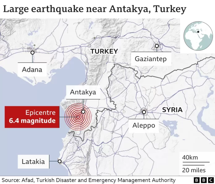 Turkey gets hit with another earthquake yesterday.