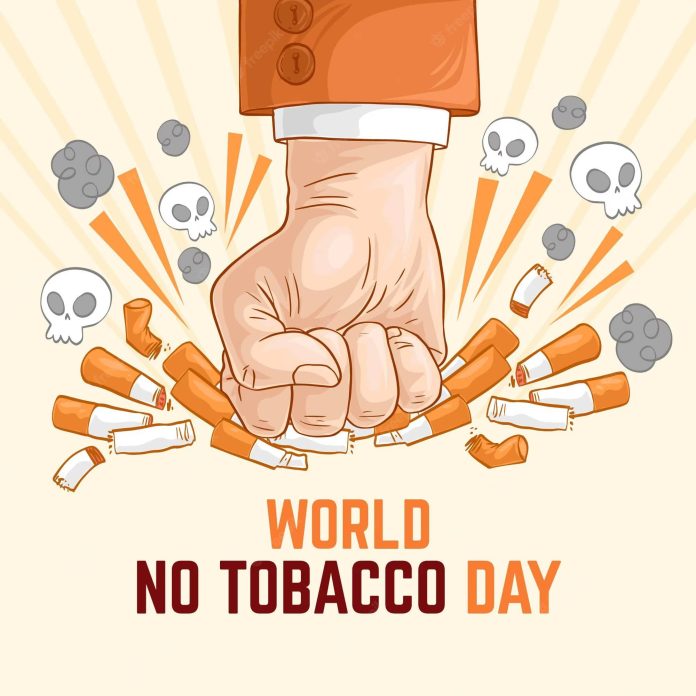 World No Tobacco Day Second-hand smoke the silent killer.