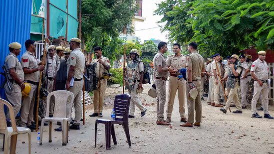 Haryana 2 Killed, 7 Cops Injured In Violence During Religious Procession.