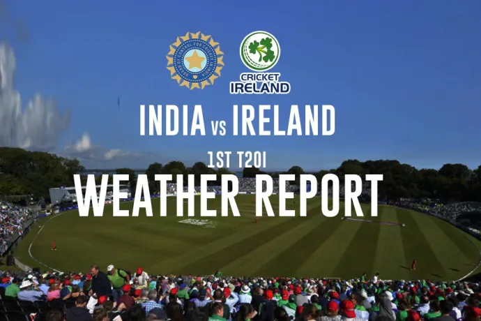 India and Ireland T20I, rain in Dublin